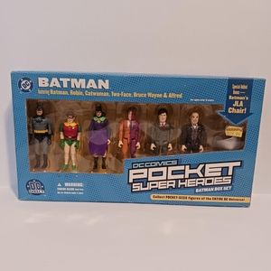 DC Batman Box Set 6 Mini Action Figures